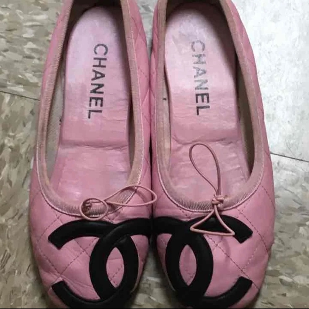 Chanel Quilted Ballet Flat Bubble Gum Pink